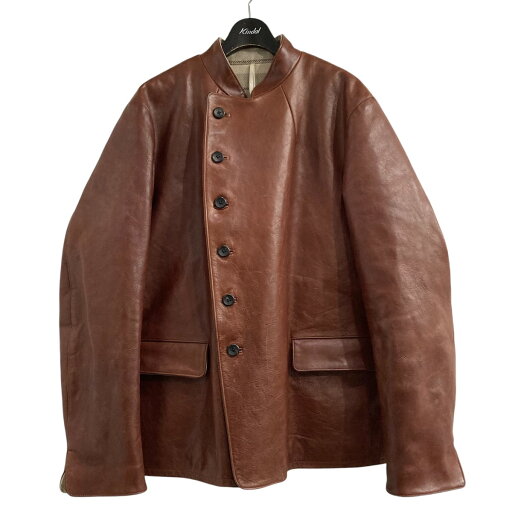 【中古】SOU SOUS切替レザージャケット 06-SS02221 ブラウン×ベージュ サイズ:7【価格見直し】 【中古】SOU SOUS切替レザージャケット 06-SS02221 ブラウン×ベージュ サイズ:7【価格見直し】