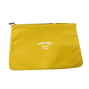 【中古】HERMESネオバンGM フラットポーチ イエロー【価格見直し】(4)