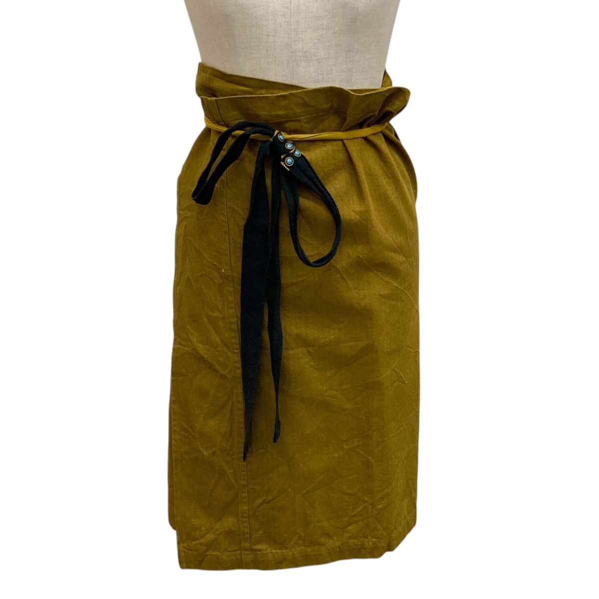 【中古】TOGA ODDS＆ENDS　腰巻エプロン 0E71-FG006 カーキ サイズ：ONE 【010125】（トーガオッズアンドエンズ）