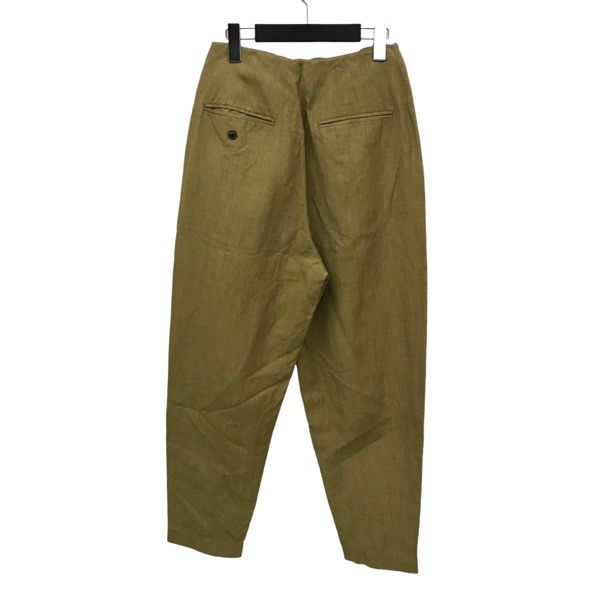 【中古】TOGA PULLAシャンブレーウールパンツ TP91-FF231 ベージュ サイズ：36【価格見直し】