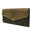 【中古】LOUIS VUITTON【ポルトフォイユ・サラ】 長財布 M80726 ブラウン×ベージュ【価格見直し】