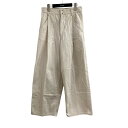 【中古】pelleq パンツ PT0203-AW19 アイボリー サイズ:36 【010125】(ぺレック)