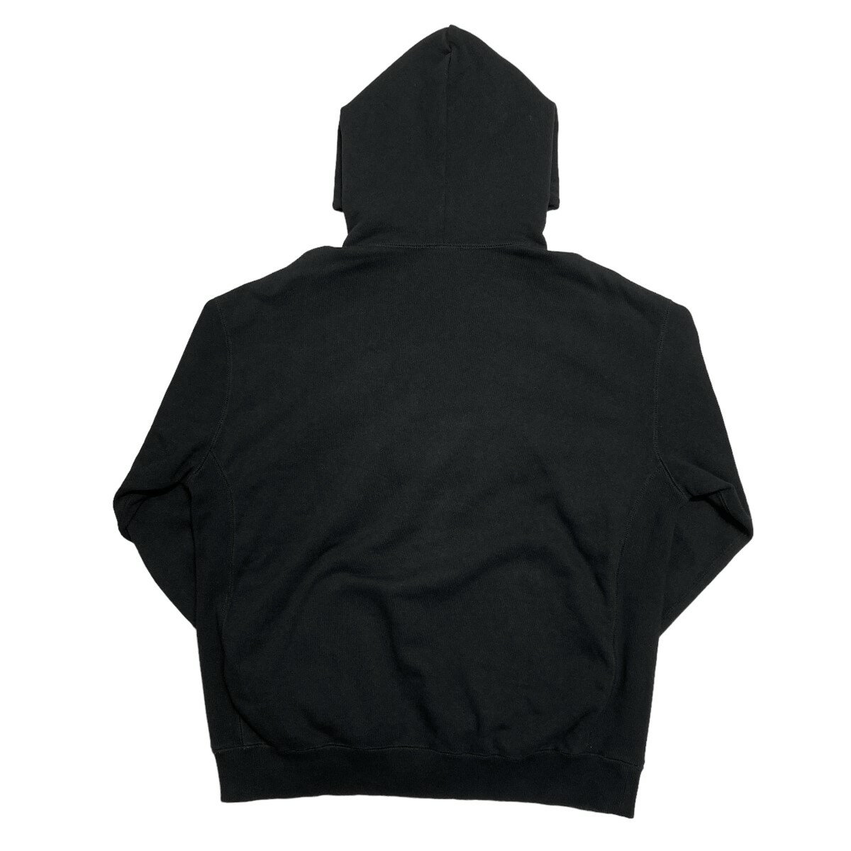 【中古】THE BLACK EYE PATCHロゴプリントフーディー パーカー ブラック サイズ：M