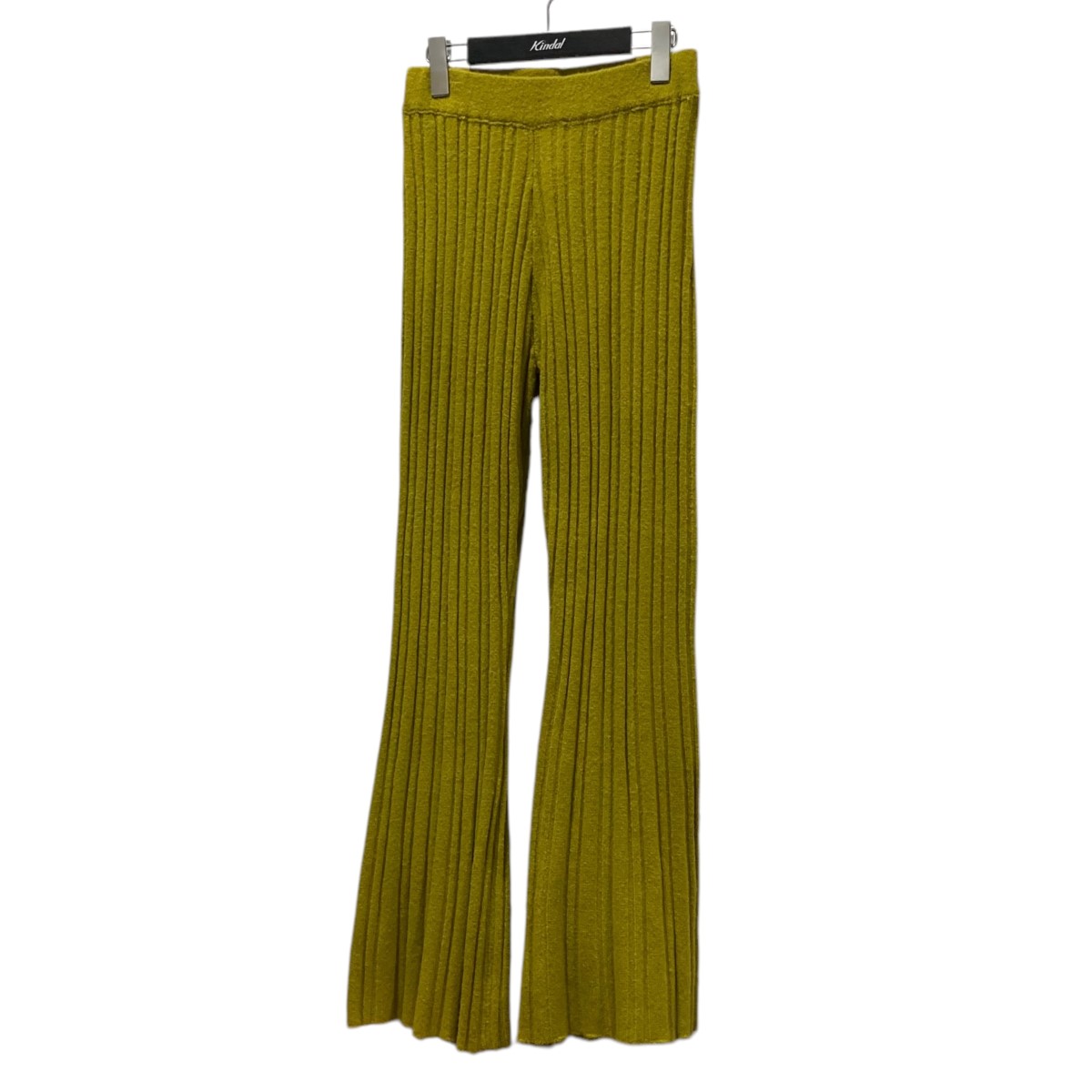 【中古】AMERI リブニットパンツ 01220840860 黄緑 サイズ:M 【010125】(アメリ)