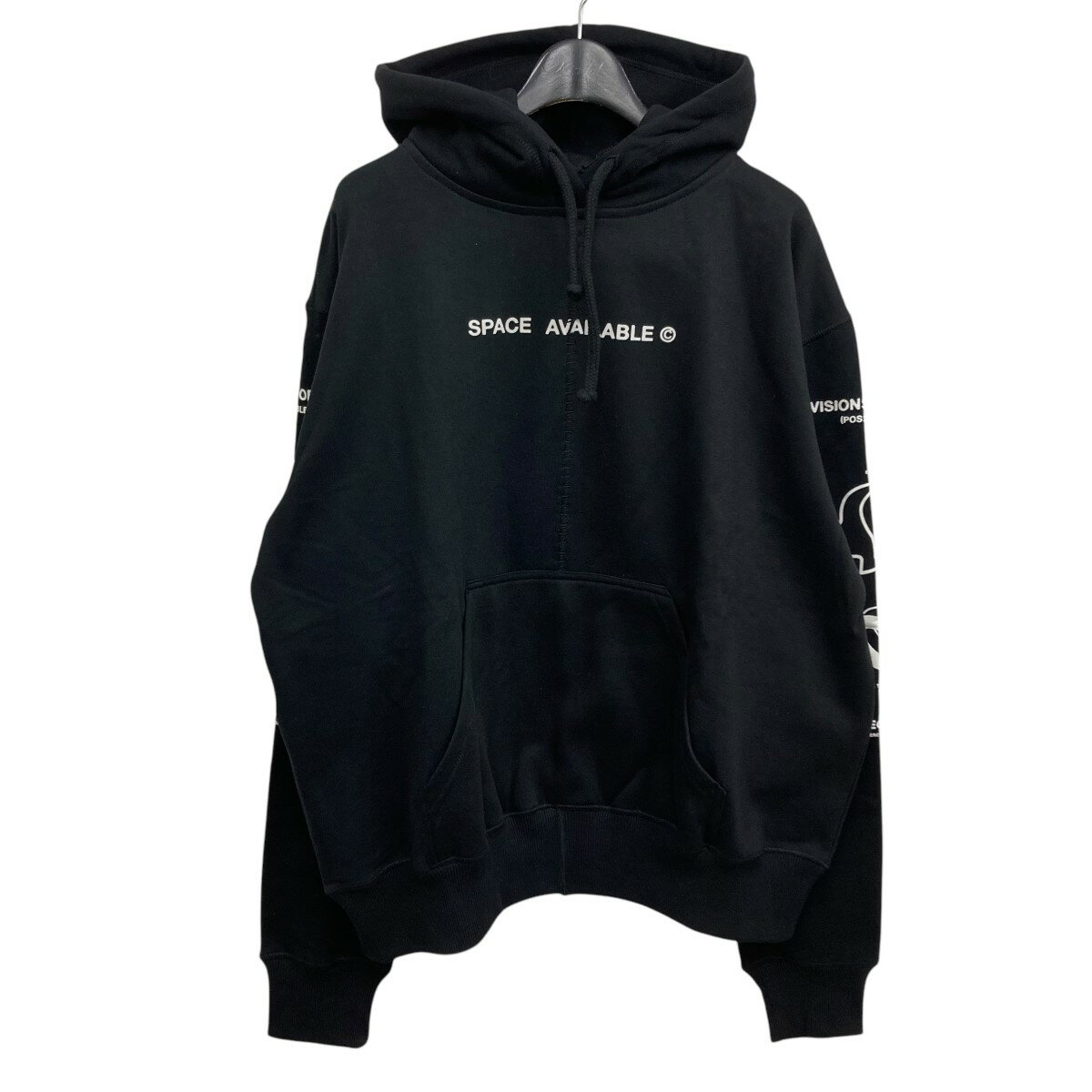 【中古】SPACE AVAILABLE　Artisan Nature Hoody プルオーバーパーカー ブラック サイズ：L 【020125】（スペースアベイラブル）