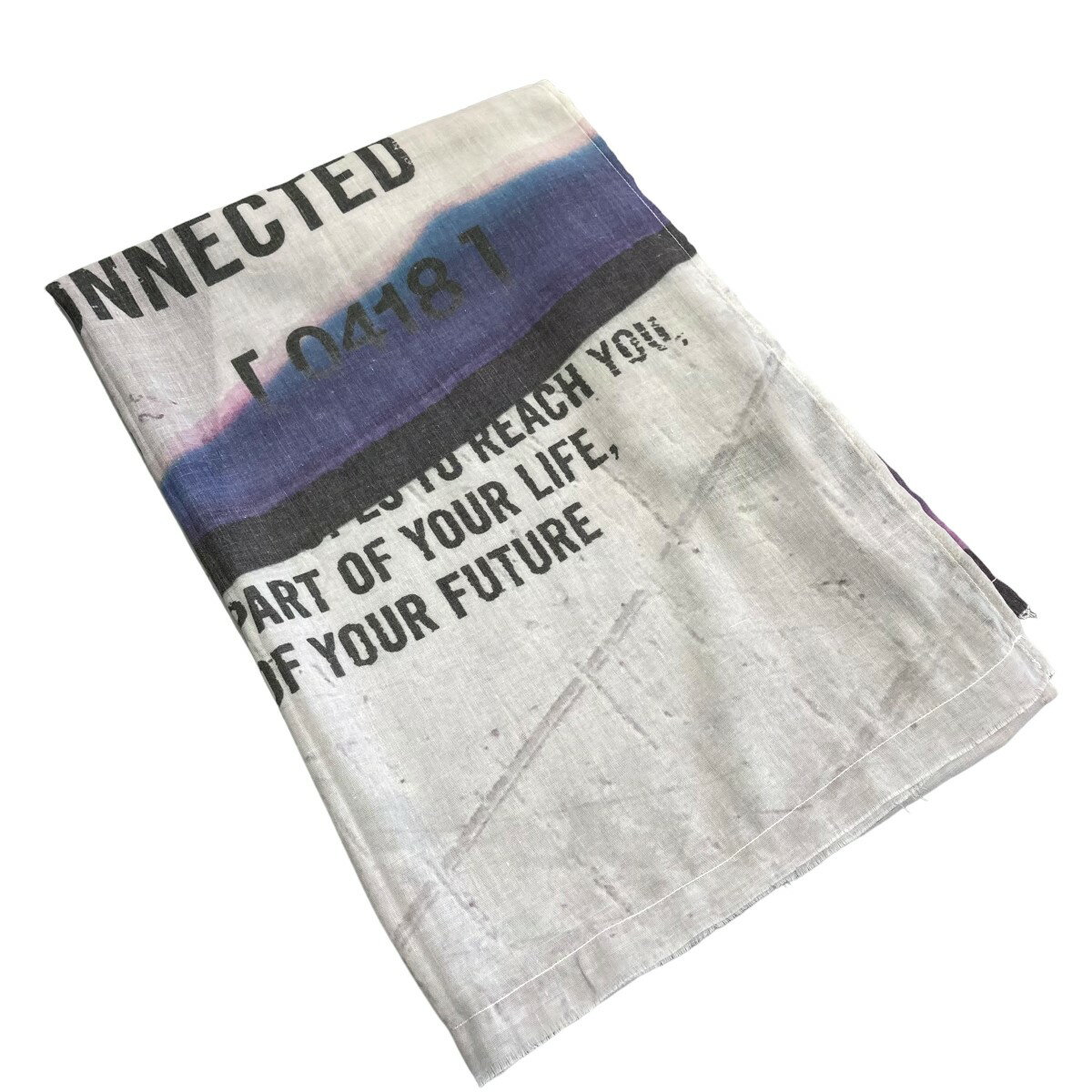 【中古】IKE PROJECTプリントストール グレー サイズ：ONE【価格見直し】