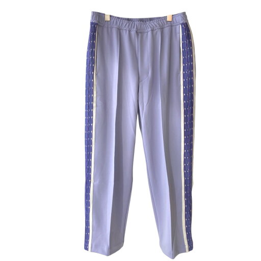 【中古】SASQUATCHfabrix.LACE TAPE TRACK PANTS トラックパンツ 24AW-PA9-013 ライトパープル サイズ:L【価格見直し】 【中古】SASQUATCHfabrix.LACE TAPE TRACK PANTS トラックパンツ 24AW-PA9-013 ライトパープル サイズ:L【価格見直し】