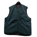 【中古】PWA 24AW TWO-FACE QUILTED VEST 中綿リバーシブルベスト P08C007-BZ01 グレー×パープル サイズ:S 【0301...
