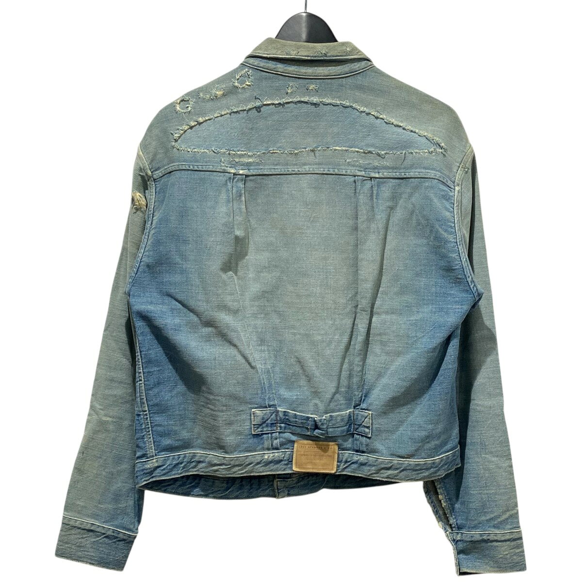 【中古】LEVI’S VINTAGE CLOTHING1880 Triple Pleat Blouse ヴィンテージ加工 デニムジャケット 61866-0007 ブルー サイズ：S【価格見直し】