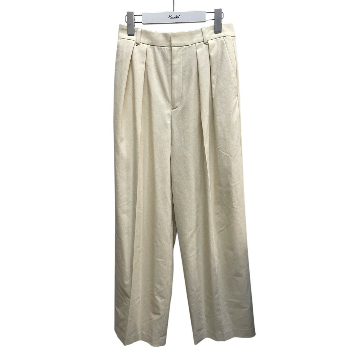 【中古】NOLLEY’S sophi ウォッシャブルギャバジンワイドパンツ パンツ 4-0030-1-09-004 24SS アイボリー サイズ:38 【040125】()