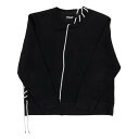 【中古】CRAIG GREENコットンストリングス レーススウェットシャツ クルーネックスウェット ブラック サイズ:L【価格見直し】