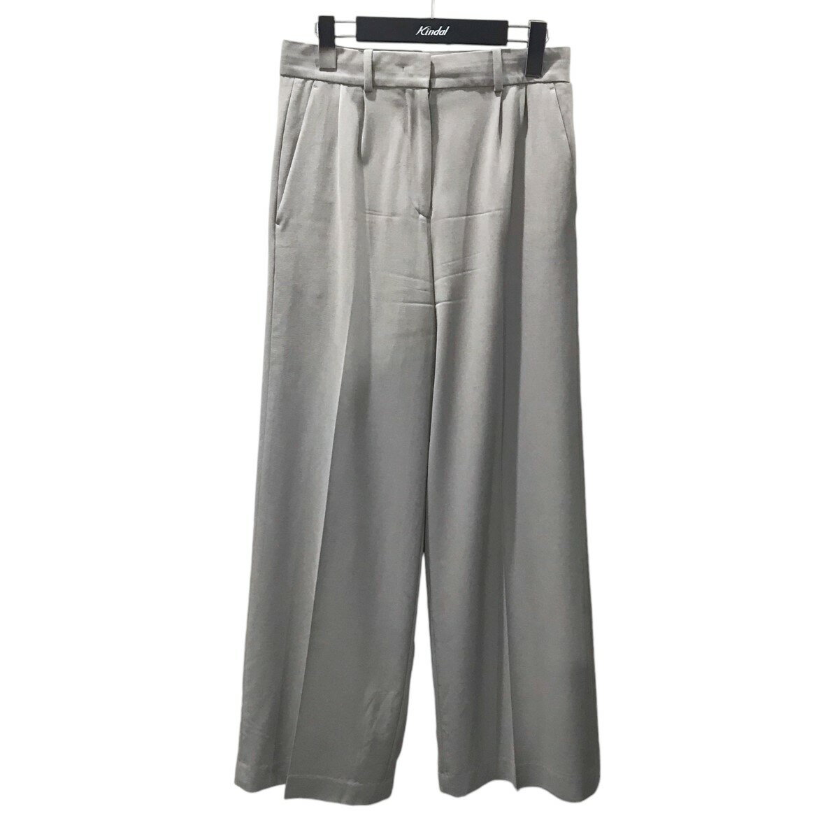 【中古】DES PRESハイツイストギャバジンタックワイドパンツ 22-04-31-04010 ライトグレー サイズ:32【価格見直し】