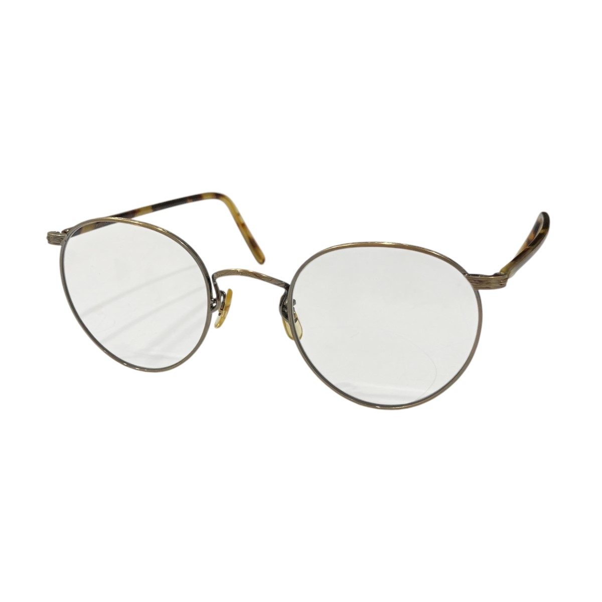【中古】OLIVER PEOPLES 眼鏡 OP-78 AG ゴールド×ブラウン 【050125】(オリバーピープルズ)