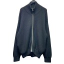 【中古】steinOVERSIZED DRIVERS KNIT ZIP JACKET ドライバーズニット st-535 ブラック サイズ:S【価格見直し】