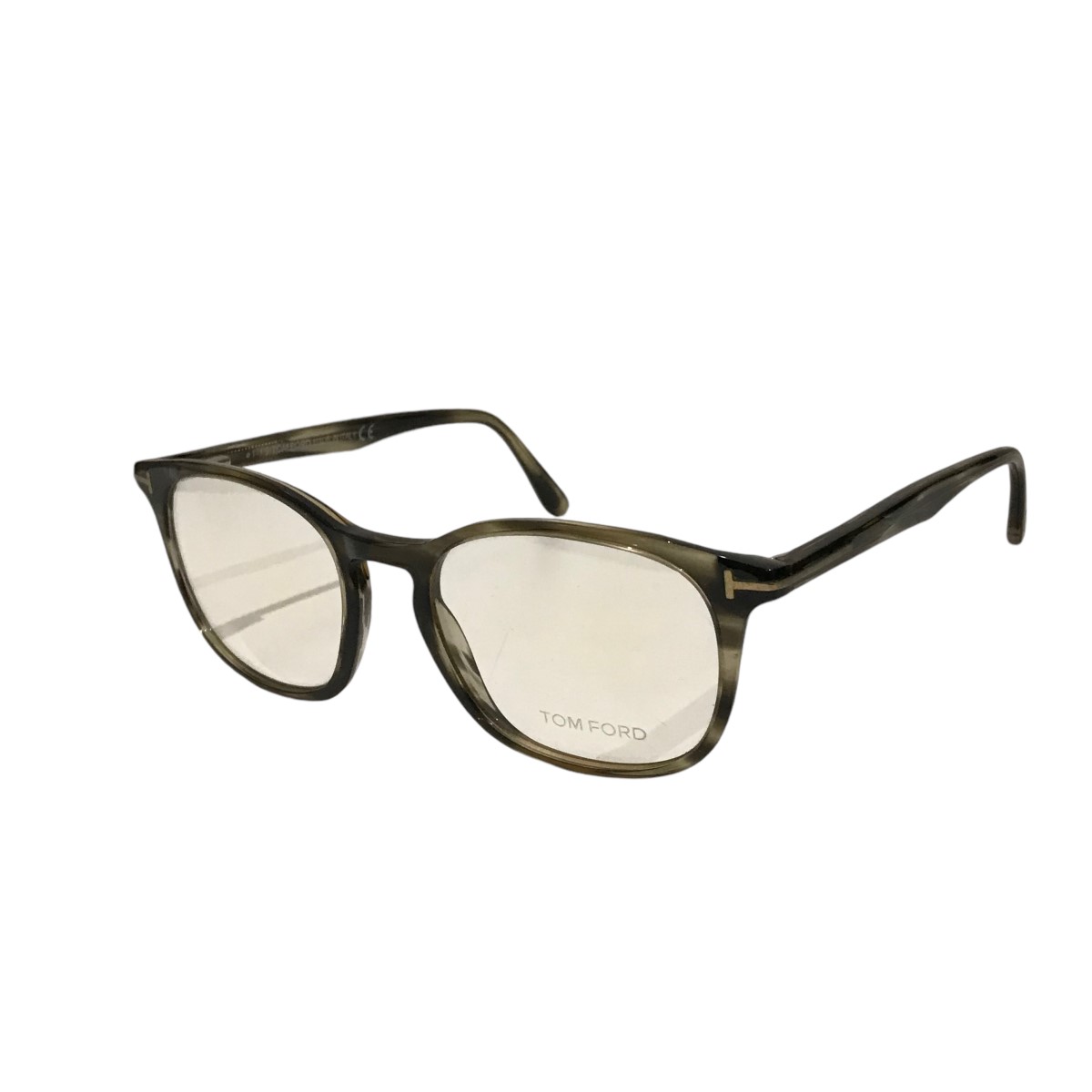 【中古】TOM FORD 眼鏡 TF5505 005 ブラウン×クリア サイズ:52口19 145 【050125】(トムフォード)