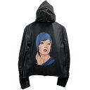 【中古】Yohji Yamamoto pour homme 18SS YUSUKE SAITOH 大正モダンガールレザージャケッド レザージャケット HW-Y0...