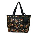 【中古】PELLE MORBIDA花柄 トートバッグ ネイビー【価格見直し】