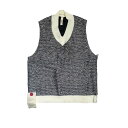 【中古】SHINYA KOZUKA ASEEMED TILDEN JUMPER ベスト 2402SK36 ホワイト サイズ:S 【060125】(シンヤコヅカ)