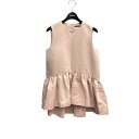 【中古】Tsuru by Mariko Oikawaノースリーブフリルブラウス BL-1215960 ピンク サイズ:free【価格見直し】