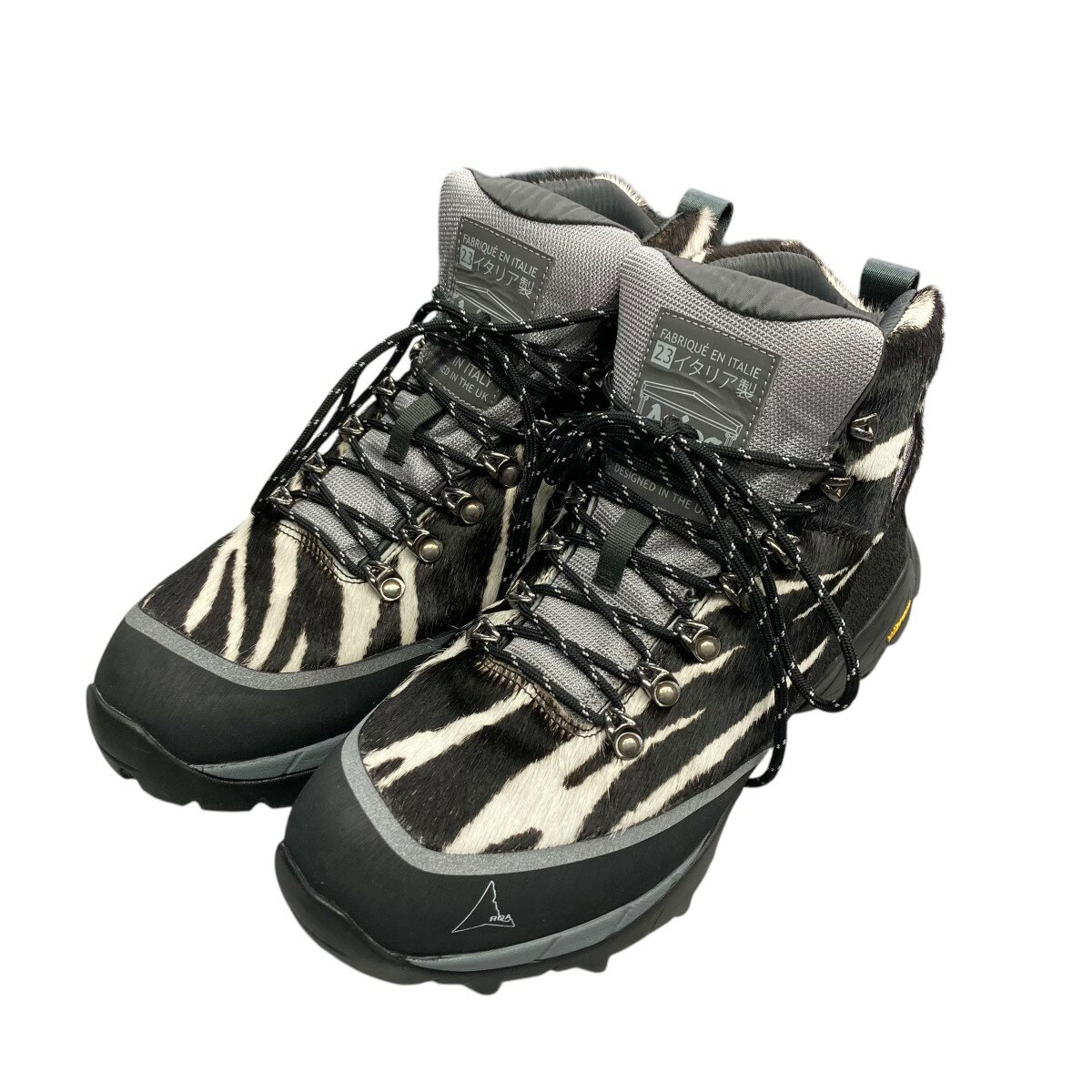 【中古】ROA×ARIESandreas ハイカットスニーカー ブラック サイズ：43【価格見直し】