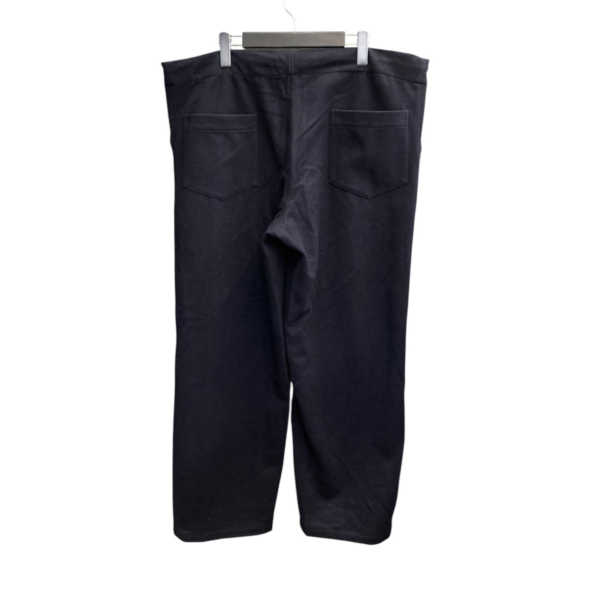 【中古】ABELIA EDOWARD GOUCHA23AW ウールパンツ 23APT10 ネイビー サイズ：F【価格見直し】