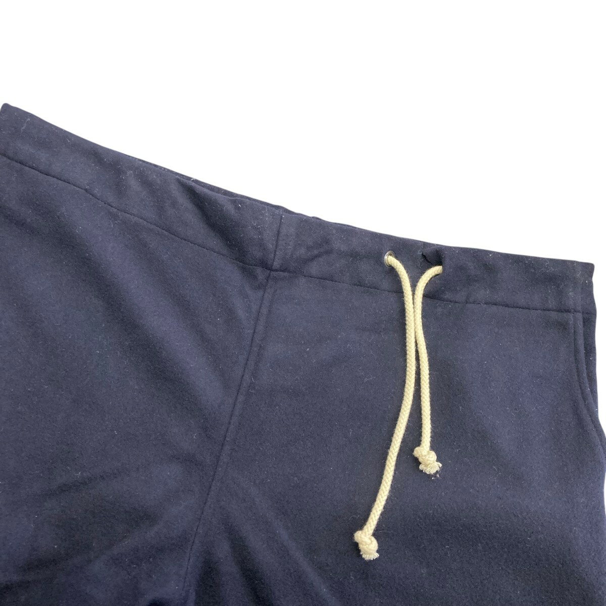 【中古】ABELIA EDOWARD GOUCHA23AW ウールパンツ 23APT10 ネイビー サイズ：F【価格見直し】