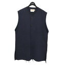 【中古】NICENESS LIMITED COLLECTION COLTRANE ロングベスト NN-V01F21 ネイビー サイズ:L 【080125】(ナイ...