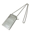 【中古】BEAUTY&YOUTH UNITED ARROWSショルダーポーチ シルバー【価格見直し】