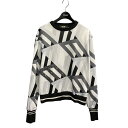 【中古】MCMNEW MONOGRAM SWEAT クルーネックスウェット ホワイト サイズ:S【価格見直し】
