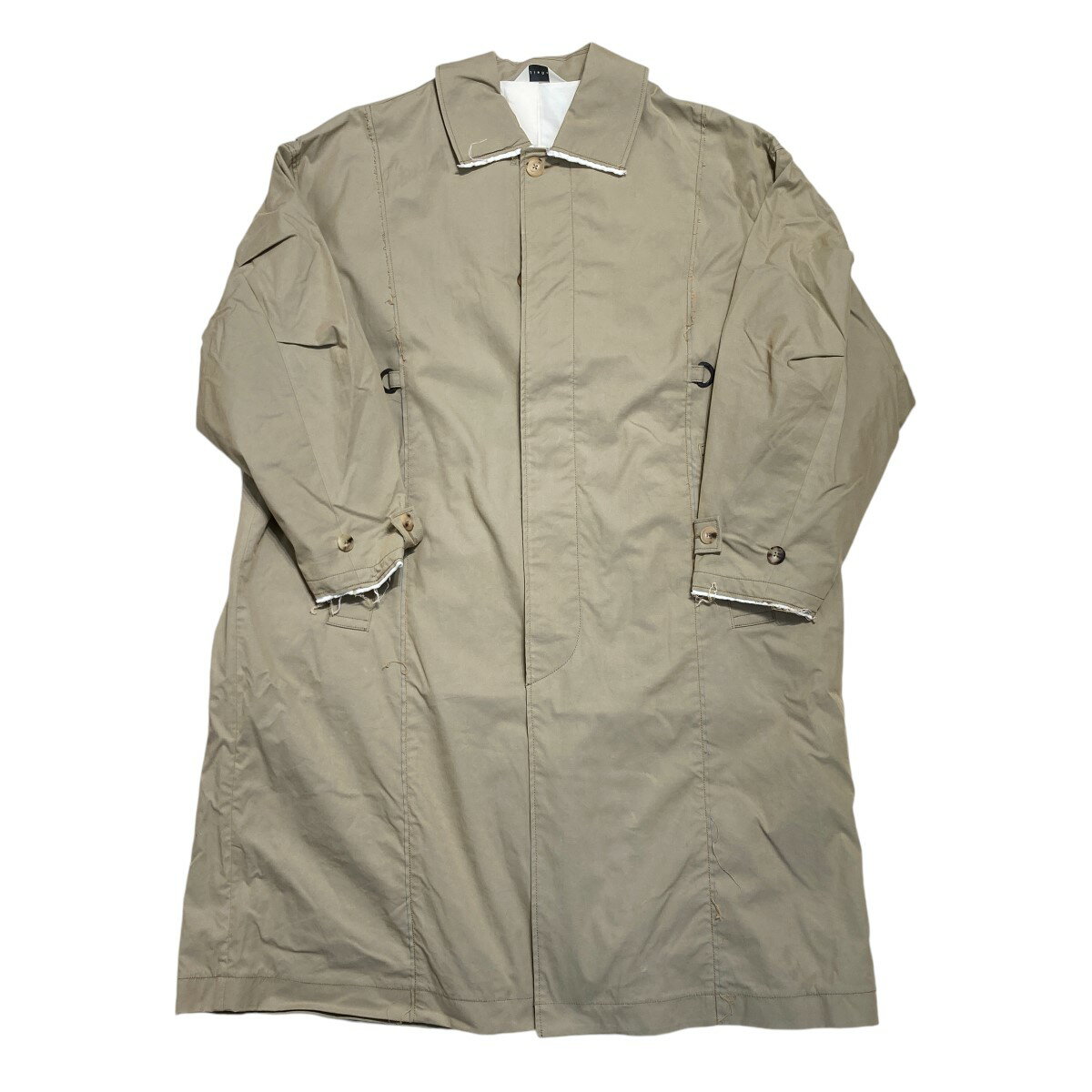 Jieda　TRENCH OVER COAT ステンカラーコート Jie-20W-JK01-B ベージュ サイズ：2 （ジエダ）