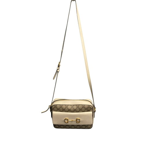 【中古】GUCCI GGスプリーム ショルダーバッグ 645454 アイボリー 【180125】(グッチ) 【中古】GUCCI GGスプリーム ショルダーバッグ 645454 アイボリー 【180125】(グッチ)