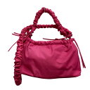 【中古】HVISKARCADIA TWILL 2WAY バッグ 2WAYショルダーバッグ ピンク【価格見直し】
