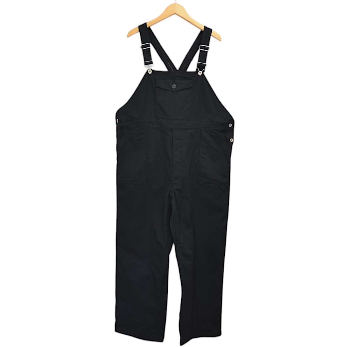 【中古】is-ness OVERALL オーバーオール 29PT0301-2 ブラック サイズ:ONE SIZE 【200125】(イズネス)