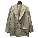 【中古】GANGSTERVILLEダブルジャケット BLIND CATS - JACKET ブラインドキャッツジャケット GSV-24-SS-02 ベージュ サ...