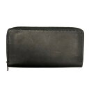 【中古】GUIDI C6 kangaroo full grain ZIPPED WALLET 長財布 ブラック 【220125】(グイディ)