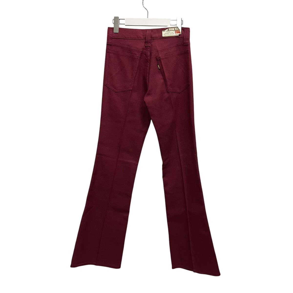 【中古】LEVI’S　フレアパンツ ボルドー サイズ：32 【220125】（リーバイス）