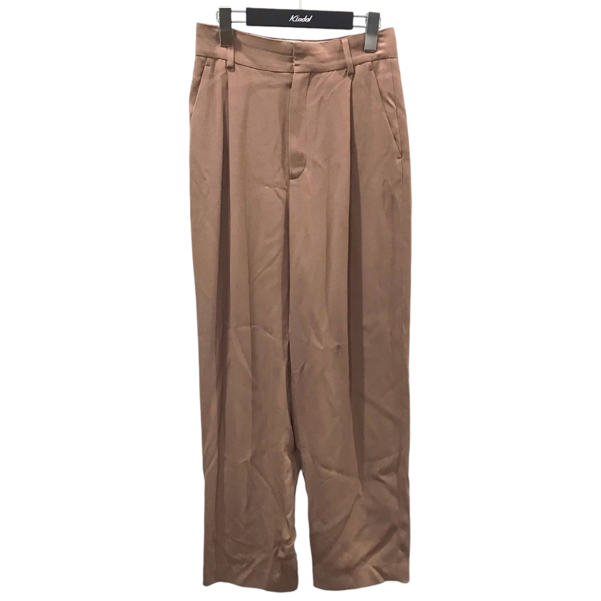 【中古】6(ROKU) BEAUTY&YOUTHジョーゼットタックパンツ GEORGETTE TUCK PANTS 8614-202-0175 ピンクブラウン ...