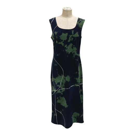 【中古】mame kurogouchi ”Kintsugi” Velour Jersey Square Neck Sleeveless Dress ベロアワンピース MM24FW-JS071 グリーン×ネイビー サイズ:2 【240125】(マメクロゴウチ) 【中古】mame kurogouchi ”Kintsugi” Velour Jersey Square Neck Sleeveless Dress ベロアワンピース MM24FW-JS071 グリーン×ネイビー サイズ:2 【240125】(マメクロゴウチ)