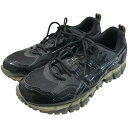 【中古】asics×GMBHローカットスニーカー F451119 ブラック サイズ:25.25cm【価格見直し】(4)
