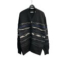 【中古】Tamme22AW 3D KNIT CARDIGAN ニットカーディガン 22A0061 ブラック サイズ:1【価格見直し】