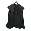 【中古】Whim Gazette ツイルフリルカラーブラウス WGZ1022504A0001 ブラック サイズ:Free 【250125】(ウィムガゼット)(4)