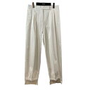 【中古】MaxMara スラックス 11310322600 ホワイト サイズ:42 【250125】(マックスマーラ)