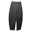 【中古】H BEAUTY&YOUTH ハイウエストカーゴパンツ ブラック サイズ:M 【250125】(エイチビューティアンドユース)