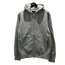 【中古】1piu1uguale3 GOLFSIC ZIP HOODED ジップアップパーカー MRB659 ライトグレー サイズ:VII【価格見直し】