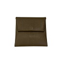 【中古】HERMES バスティア コインケース Z AA 010 ZA ブラウン 【270125】(エルメス)