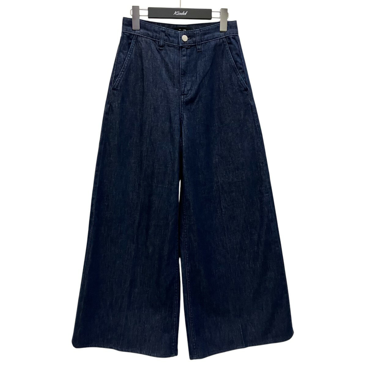 【中古】theory 24SS Drape Denim HW WIDE TROUSER D デニムワイドパンツ 4106403 インディゴ サイズ:24 【270125】(セオリー)