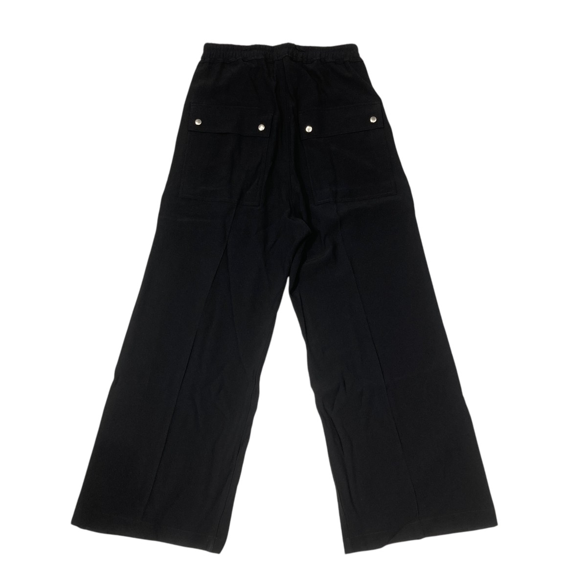【中古】RICK OWENSイージーパンツ RU02B2365-HYER02 ブラック サイズ：46【価格見直し】