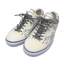 【中古】VANS×BALスニーカー Authentic オーセンティック V360G BAL オフホワイト サイズ:25.5cm【価格見直し】(4)