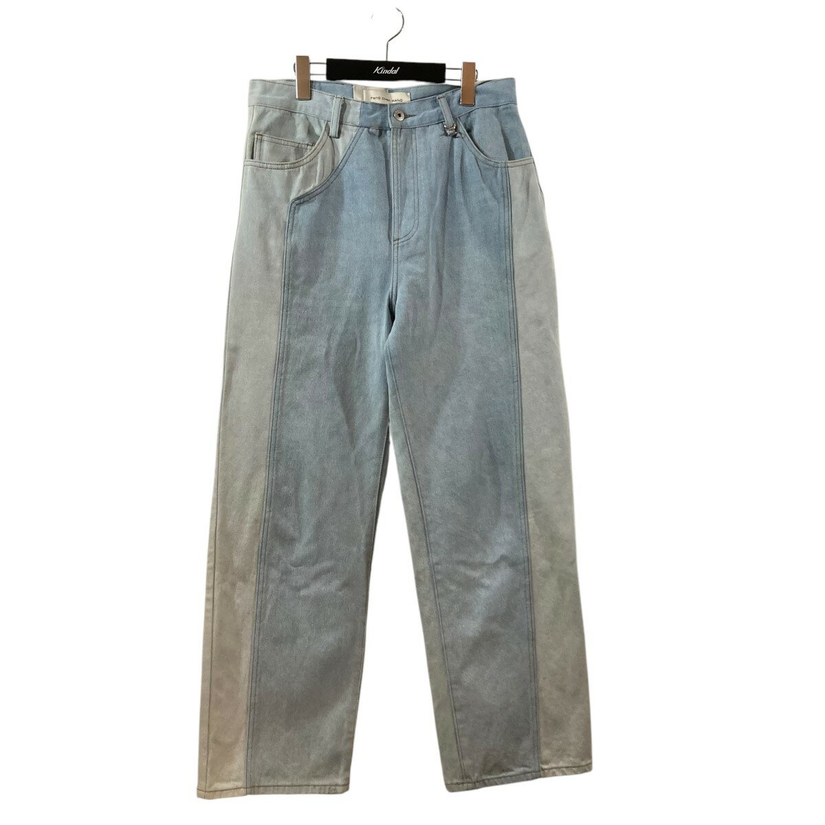Feng とじ Chen Wang ブルゾン(その他) S 黒xグレー 【古着 Feng とじ Chen Wang ブルゾン(その他) S 黒xグレー 【古着