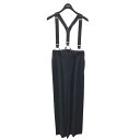 【中古】CITYSHOP24AW サスペンダーパンツ SUSPENDER パンツ 24030042866030 ブラック サイズ:38【価格見直し】